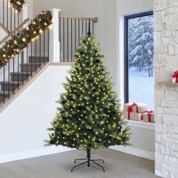 Arbre de Noël artificiel en silicone flexible 300 LEDs 240 cm 542060542060