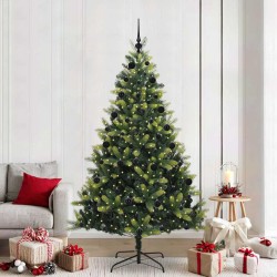 Arbre de Noël artificiel en silicone flexible 300 LEDs 210 cm 542061542061