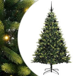 Arbre de Noël artificiel en silicone flexible 300 LEDs 210 cm 542061542061