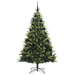 Arbre de Noël artificiel en silicone flexible 300 LEDs 210 cm 542061542061