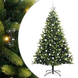 Arbre de Noël artificiel en silicone flexible 300 LEDs 210 cm 542062542062