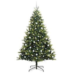 Arbre de Noël artificiel en silicone flexible 300 LEDs 210 cm 542062542062