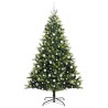Arbre de Noël artificiel en silicone flexible 300 LEDs 210 cm 542062542062