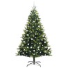 Arbre de Noël artificiel en silicone flexible 300 LEDs 210 cm 542062542062