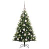 Arbre de Noël artificiel à charnières 150 LED Vert 120 cm 542063542063