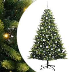 Arbre de Noël artificiel en silicone flexible 300 LEDs 210 cm 542064542064