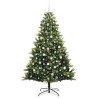 Arbre de Noël artificiel en silicone flexible 300 LEDs 210 cm 542064542064