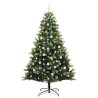 Arbre de Noël artificiel en silicone flexible 300 LEDs 210 cm 542064542064