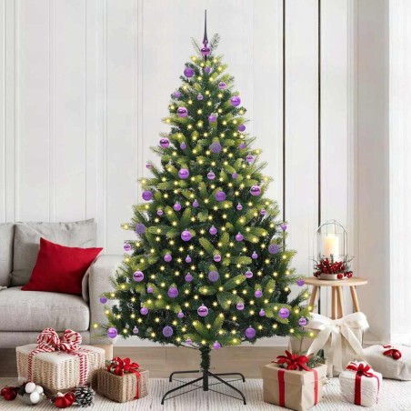 Arbre de Noël artificiel en silicone flexible 300 LEDs 210 cm 542065542065