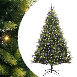 Arbre de Noël artificiel en silicone flexible 300 LEDs 210 cm 542065542065