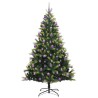Arbre de Noël artificiel en silicone flexible 300 LEDs 210 cm 542065542065