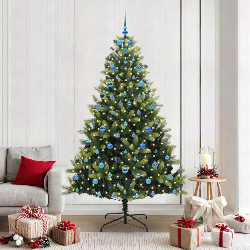 Arbre de Noël artificiel en silicone flexible 300 LEDs 210 cm 542066542066