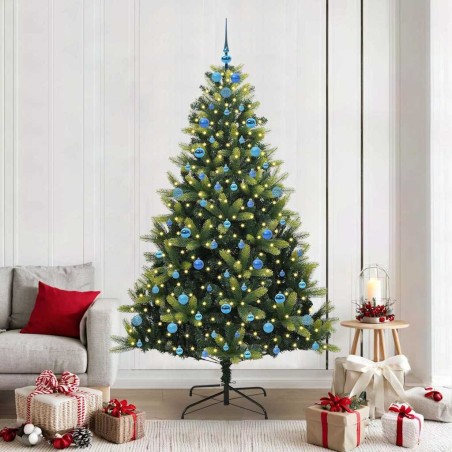 Arbre de Noël artificiel en silicone flexible 300 LEDs 210 cm 542066542066