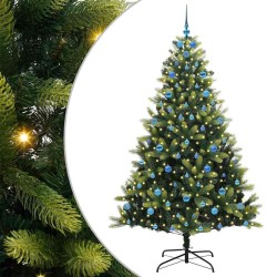 Arbre de Noël artificiel en silicone flexible 300 LEDs 210 cm 542066542066