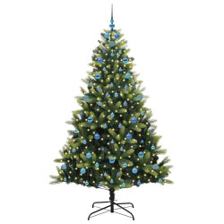 Arbre de Noël artificiel en silicone flexible 300 LEDs 210 cm 542066542066