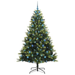 Arbre de Noël artificiel en silicone flexible 300 LEDs 210 cm 542066542066