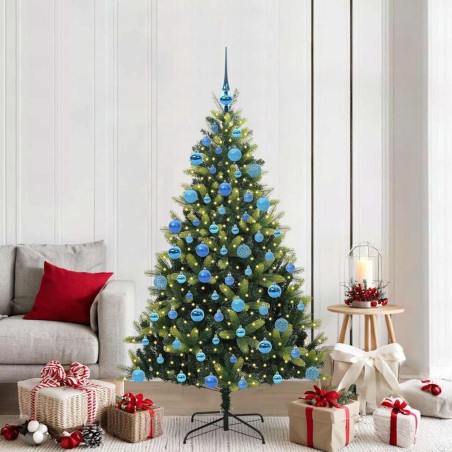 Arbre de Noël artificiel en silicone flexible 300 LEDs 180 cm 542067542067