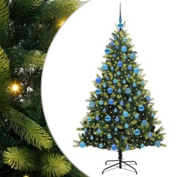 Arbre de Noël artificiel en silicone flexible 300 LEDs 180 cm 542067542067