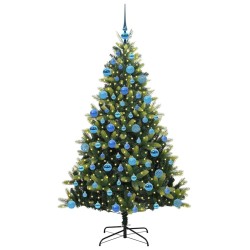 Arbre de Noël artificiel en silicone flexible 300 LEDs 180 cm 542067542067