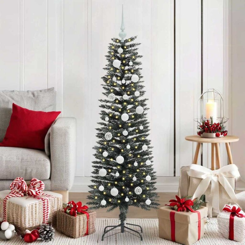 Sapin de Noël artificiel Vert 120 cm PVC, plastique et acier 542068542068