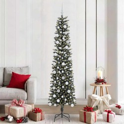 Sapin de Noël artificiel Vert 210 cm PVC, plastique et acier 542072542072