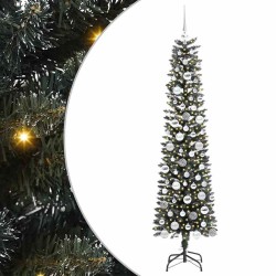 Sapin de Noël artificiel Vert 180 cm PVC, plastique et acier 542073542073