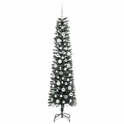 Sapin de Noël artificiel Vert 180 cm PVC, plastique et acier 542073542073