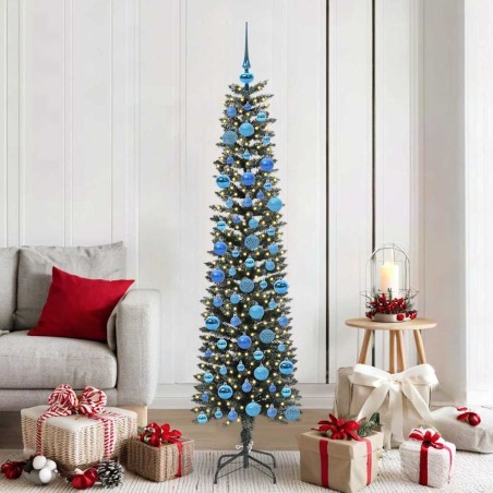 Sapin de Noël artificiel Vert 180 cm PVC, plastique et acier 542075542075