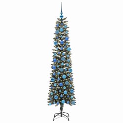 Sapin de Noël artificiel Vert 180 cm PVC, plastique et acier 542075542075