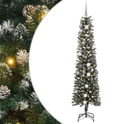Sapin de Noël artificiel Vert 210 cm PVC, plastique et acier 542076542076