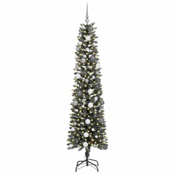 Sapin de Noël artificiel Vert 210 cm PVC, plastique et acier 542076542076