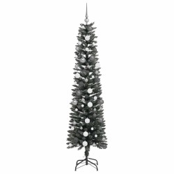 Sapin de Noël artificiel Vert 210 cm PVC, plastique et acier 542076542076