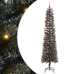 Sapin de Noël artificiel Vert 210 cm PVC, plastique et acier 542077542077