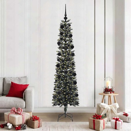 Sapin de Noël artificiel Vert 210 cm PVC, plastique et acier 542078542078