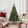 Arbre de Noël artificiel à charnières 150 LED Vert 120 cm 542079542079