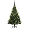 Arbre de Noël artificiel à charnières 150 LED Vert 120 cm 542079542079
