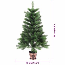 Sapin de Noël avec 150 LED avec support Vert 65 cm PE 542080542080
