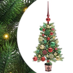 Sapin de Noël avec 150 LED avec support Vert 65 cm PE 542081542081
