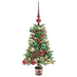Sapin de Noël avec 150 LED avec support Vert 65 cm PE 542081542081