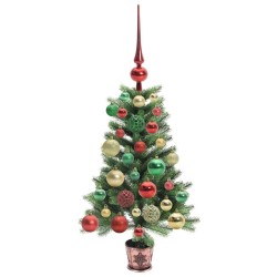 Sapin de Noël avec 150 LED avec support Vert 65 cm PE 542081542081
