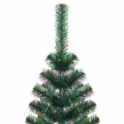 Sapin de Noël artificiel pré-éclairé Vert 210 cm PVC et métal 542082542082