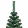 Sapin de Noël artificiel pré-éclairé Vert 210 cm PVC et métal 542082542082