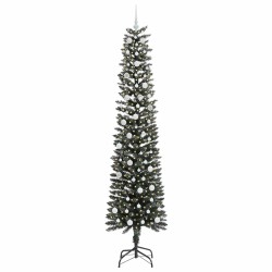 Sapin de Noël artificiel Vert 240 cm PVC, plastique et acier 542084542084