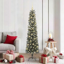 Sapin de Noël artificiel Vert 180 cm PVC, plastique et acier 542086542086