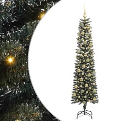 Sapin de Noël artificiel Vert 180 cm PVC, plastique et acier 542086542086