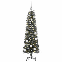 Sapin de Noël artificiel Vert 150 cm PVC, plastique et acier 542087542087