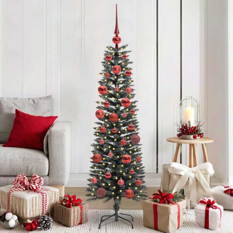 Sapin de Noël artificiel Vert 150 cm PVC, plastique et acier 542088542088