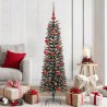 Sapin de Noël artificiel Vert 150 cm PVC, plastique et acier 542088542088
