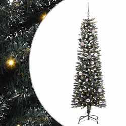 Sapin de Noël artificiel Vert 150 cm PVC, plastique et acier 542089542089