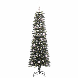Sapin de Noël artificiel Vert 150 cm PVC, plastique et acier 542089542089
